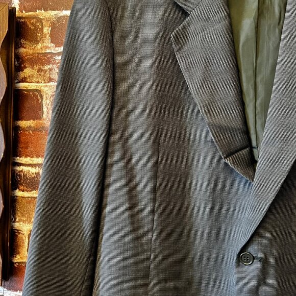 Valentino Uomo Gray Wool Blazer - Picture 5 of 10